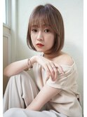 【eL 横浜】シースルー ひし形 ワンカール ボブ (大島)