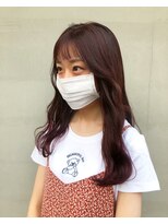 ヘアー アイス ルーチェ(HAIR ICI LUCE)&nbsp;ピンクバイオレット　ピンクカラー　ラベンダーカラー　担当中西