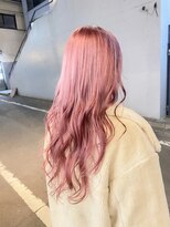 シェーン(schon) 【schon】ピンク×ミルクティー×前髪×イヤリングカラー
