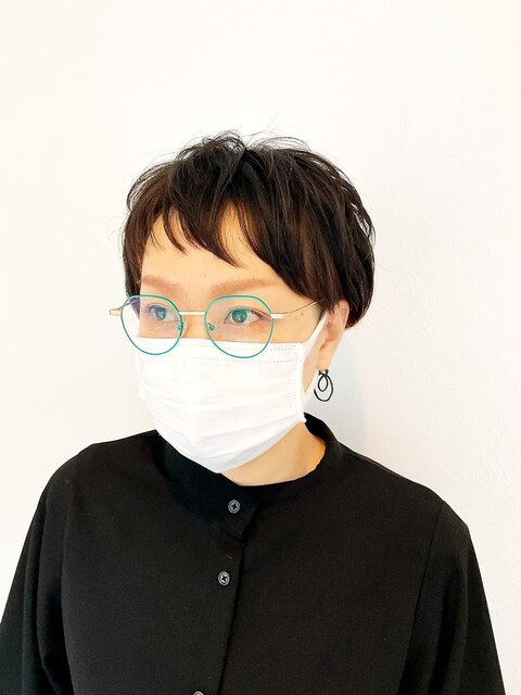 【ショートヘア専門イマジナシオン】前髪短めショートカット