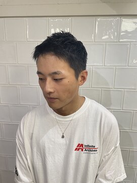 メリケンバーバーショップ フクオカ(MERICAN BARBERSHOP FUK) メンズショート外国人風