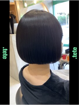 テテ(.tete) お客様スタイル【オカッパオーバル】