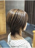 ウルフカットインナーカラー