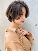 トゥーナ 表参道(tona) ハンサムショート・小顔カット・ペールベージュ・大人かわいい