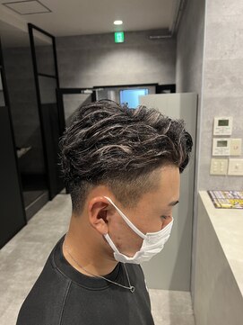 アンダーバーホワイト(_WHITE) メンズハイライトカラー