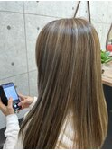 白髪隠し ファッションカラー ハイライト