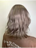 表参道roijir 　ハイトーングレージュ×波巻きセット