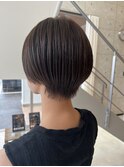 女性らしい丸みショート
