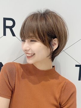 ハルキミナト ジャパン ヨコハマ(HARUKI MINATO japan YOKOHAMA) ゆったりショート20代30代40代50代オリーブグレージュ