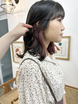 イコ 表参道原宿(ico) インナーカラー ラベンダー