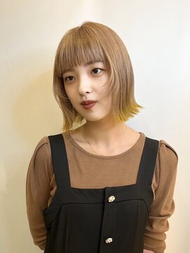 サラ 天神大名店(SARA) 【天神】エンドカラーイエロー