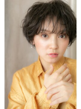 カバーヘア ブリス 大宮西口(COVER HAIR bliss) ステップボーンカットショートマッシュパーマZ大宮10代20代30代