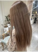 花嫁様ブリーチカラー#アッシュベージュ