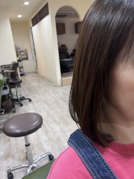 ラボヌールヘアーノーブル 新越谷店(La Bonheur hair noble) 髪質改善/重めミディ