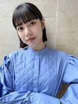 ボブ/ロブ/切りっぱなし/前髪/顔周りカット/銀座一丁目
