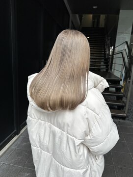 ロンド レア 天神大名店(Lond Le’a) 天神大名ダブルカラーケアブリーチハイトーンミルクティー韓国