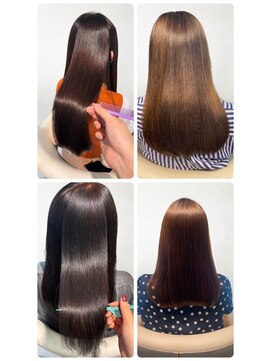 美容室フルール 透明感♪20代30代40代髪質改善カラー内巻きショートボブ小顔艶感