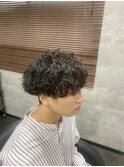 滋賀/南草津/メンズ美容室/波巻きツイストスパイラルパーマ