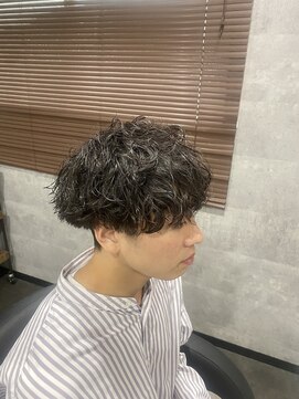 ミオ(Mio) 滋賀/南草津/メンズ美容室/波巻きツイストスパイラルパーマ