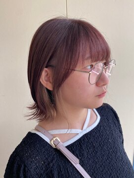 カシェ リタ ヘアー(CACHE'&RITA HAIR) 外ハネボブ○ピンクブラウン○ミルクティベージュ○小顔カット