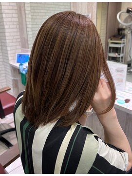 プログレス ひばりヶ丘店(PROGRESS) 『natural highlight』デザインカラー×脱白髪染めハイライト