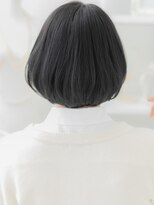 モッズヘア 越谷(mod's hair)&nbsp;黒髪バレイヤージュオン眉ショートボブTb11越谷20代30代40代