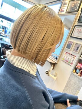 ヘア メイク ココ(hair make coco) ぱつっとミニボブ～♪♪