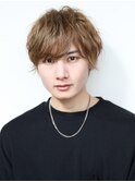 メンズミディアムショートスタイル
