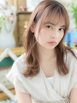 カバーヘアアンドスパ ブリス 浦和(COVER HAIR&SPA bliss) シースルー前髪くすみベージュレイヤーパーマc6浦和20代30代40代