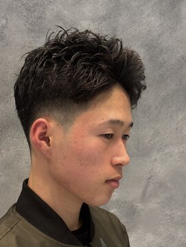 ヒロギンザ 難波店(HIRO GINZA) フェードスパイキーショート