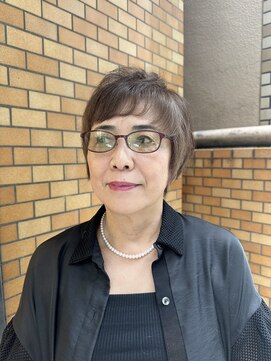 クレス 新宿御苑前(cresc) ショートヘア 50代/60代/白髪ぼかし/白髪染め