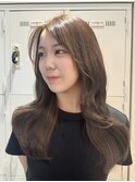 くすみベージュブラウン