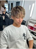 波巻きツイストスパイラルパーマ/フェザーパーマ/眉毛/メンズ