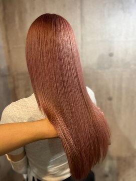 リノスムース(LINO smooth) コーラルピンク×質感再生トリートメント×ダブルカラー