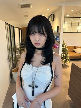 リアン 新城店(Rian) レイヤーカットくびれ丸みヘア大人可愛い大人美人顔周り艶感