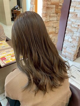 ルページ 千葉(lpage) 髪質改善/顔周りレイヤーカット/グレージュ[千葉/千葉駅]