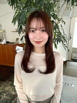 ガーランドギンザ(Garland Ginza)&nbsp;シースルーバングセミロングレイヤーミディアムレイヤー