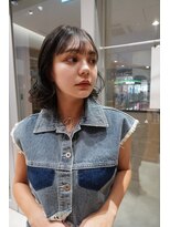 アピッシュ 国分寺(apish)&nbsp;コテ巻き風ボブパーマ