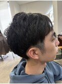 くせ毛を活かした　メンズショート