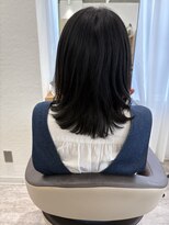 ウイ バイ ファースト 北四番丁店(u'i by first)&nbsp;デジタルパーマ  ミディアムレイヤー  ゆるくびれ 