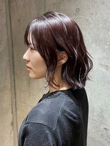 g r a i n canvas. 川崎/ショート/ボブ/髪質改善【グレイン】【5月1日~(予定)】 海外ボブ ピンクブラウン 窪田