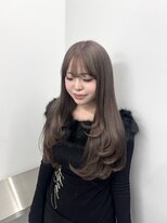 ヌーク 立川(Nuuk)&nbsp;ミルクティーブロンド/ケアブリーチ/レイヤーカット/立川/立川駅