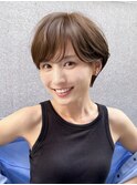 ショートヘア/分け目なし/イメチェン/30代40代50代60代/表参道
