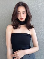 Moalana 名古屋 栄/髪質改善/縮毛矯正/レイヤー【モアラナ】&nbsp;くびれレイヤー/オリーブベージュ/顔周り/シースルー/名駅