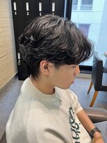 スタイルメンズ 藤沢(STYLE MEN)&nbsp;STYLE MENメンズカットリバースセンターパートシャドウフェザー