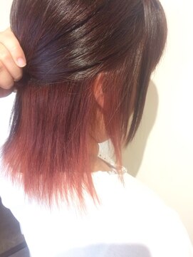ヘアーサロン ツミキ(HAIR SALON TSUMiKi) レッドインナーカラー