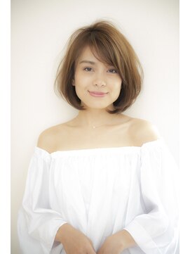 アームスヘアー(ARMS HAIR) 大人ワンカールのひし形ボブ