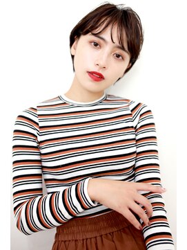 ラフィス ヘアー ピース 広島祇園店(La fith hair peace) 【La fith】 丸みショートスタイル