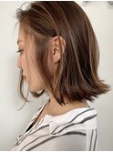 【KAILA】切りっぱなしハイトーンベージュハイライト