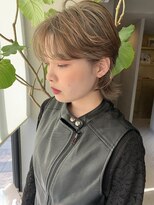 ヘアー アイス ルーチェ(HAIR ICI LUCE)&nbsp;担当西田　ウルフスタイル　ハイライト　ハイトーン